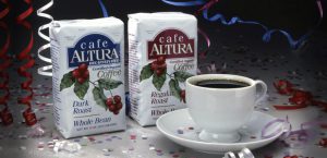 Package design for Altura Organic Coffee